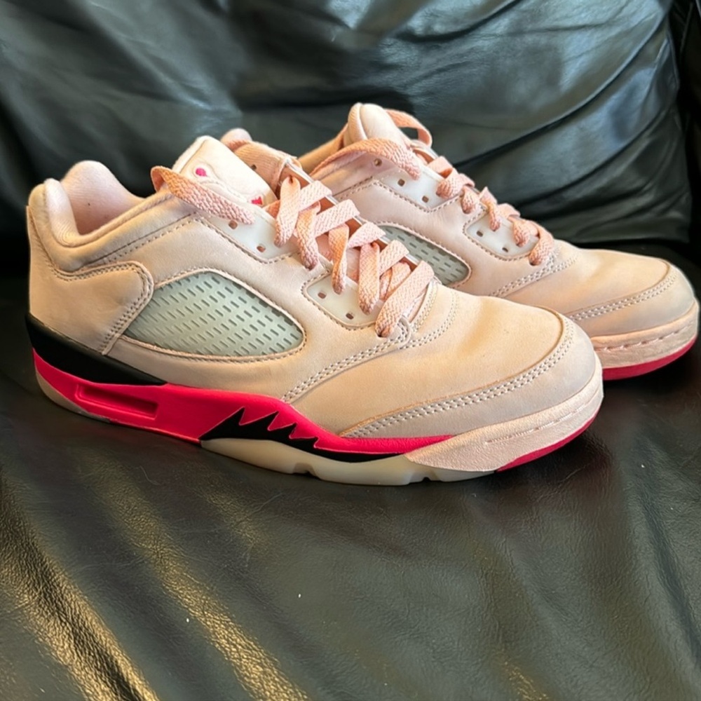 -Nike Air Jordan 5 Retro Low Arctic Orange Siren Red-Black DA8016